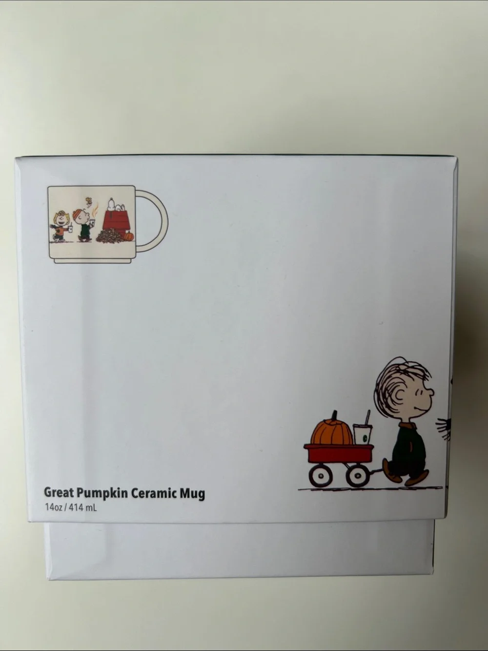 NWT PEANUTS + STARBUCKS ceramic mug